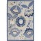 Homeroots 5 x 7 ft. Blue & Gray Indoor & Outdoor Area Rug 385105 - alternate 1
